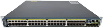 سوئیچ شبکه سیسکو مدل WS-C2960S-48FPS-L با 48 پورت گیگابیت و پشتیبانی از PoE