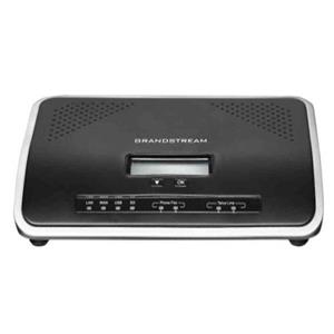 تصویر مرکز تلفن تحت شبکه گرنداستریم مدل UCM6202، دستگاه IP-PBX برای مدیریت تماس‌های تلفنی داخلی و خارجی سازمان‌ها.