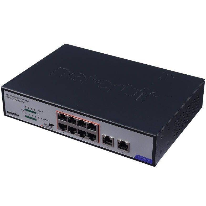 تصویر از سوييچ 10 پورت گیگابیت نتربیت مدل NGS-F1010P-A