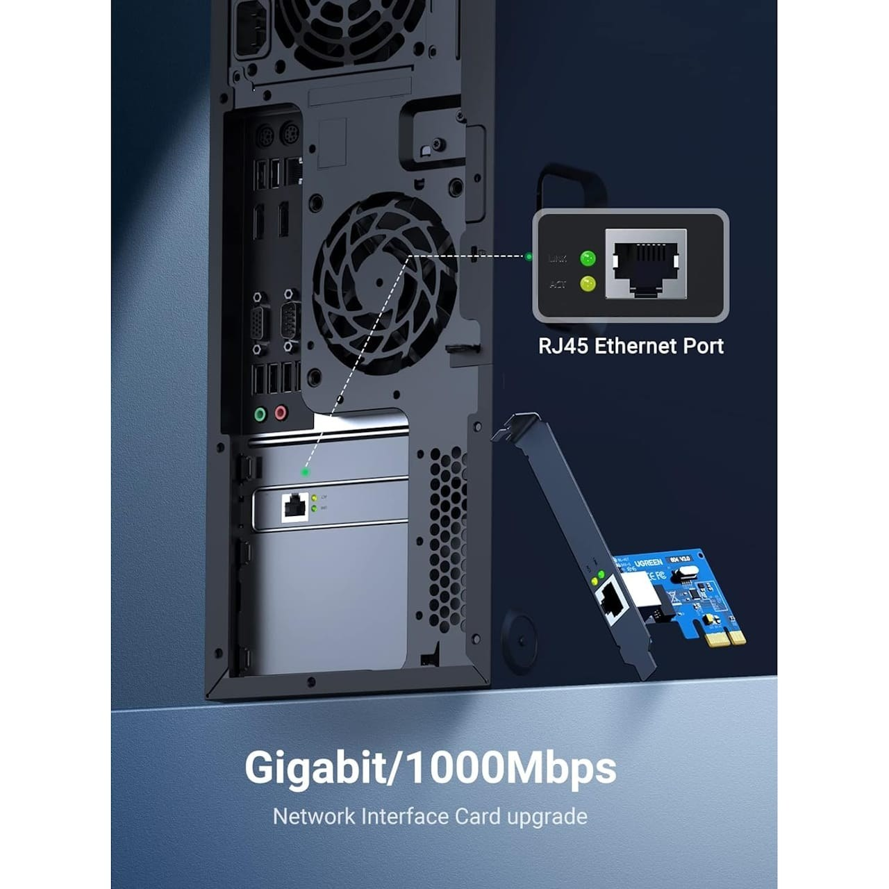 تصویر از کارت شبکه یوگرین US230 مدل 30771