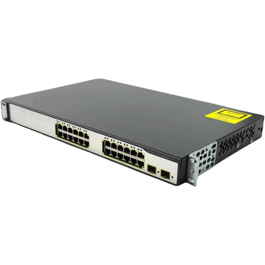 تصویر از سوئیچ سیسکو مدل WS-C3750G-24PS-S استوک