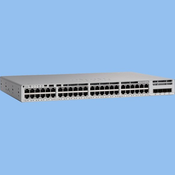 سوییچ سیسکو C9200L-48P-4G-E با ۴۸ پورت PoE و ۴ پورت آپلینک 1G