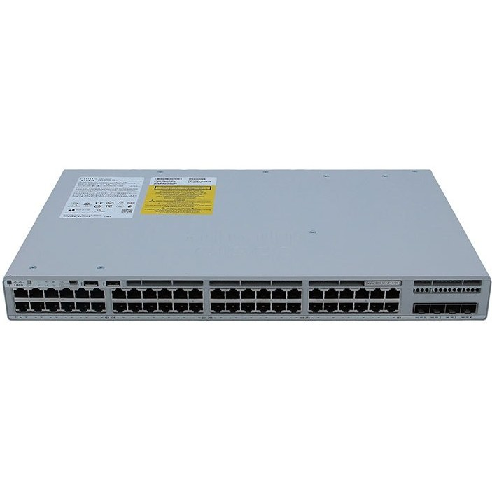 سوییچ شبکه سیسکو C9200L-48P-4X-E با ۴۸ پورت PoE+ و ۴ پورت آپلینک 10G