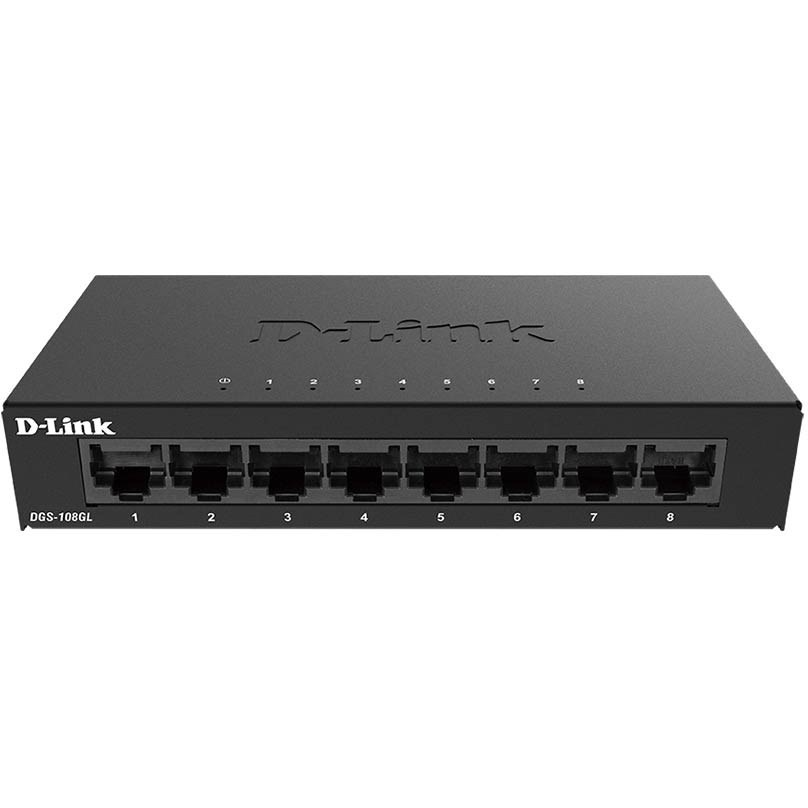 سوییچ 8 پورت گیگابیت دی لینک مدل DGS-108GL