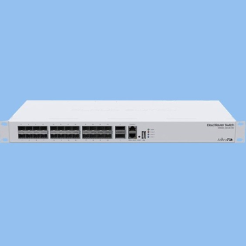 alt: سوییچ MikroTik CRS326-24S+2Q+RM با ۲۴ پورت +SFP و ۲ پورت 40G QSFP+