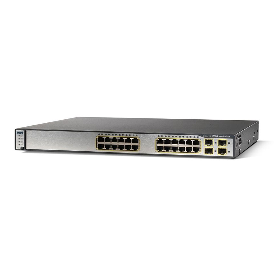 سوئیچ سیسکو مدل WS-C3750G-24PS-S استوک