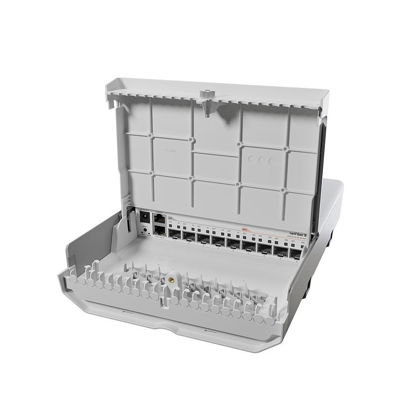 روتر سوئیچ میکروتیک مدل CRS310-1G-5S-4S+OUT netFiber 9