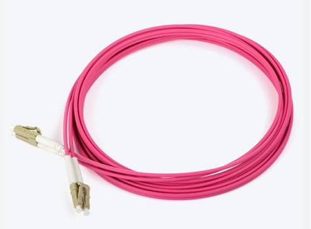 تصویر از OM4 فیبر نوری Patch Cord Lc / pc به کابل Lc / pc Duplex Multimode Jump