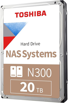 تصویر از Toshiba N300 20TB NAS 7200RPM SATA HDD (HDWG62A)