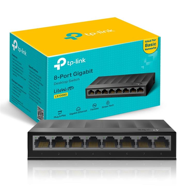 تصویر از سوییچ تی پی لینک مدل LS1008G