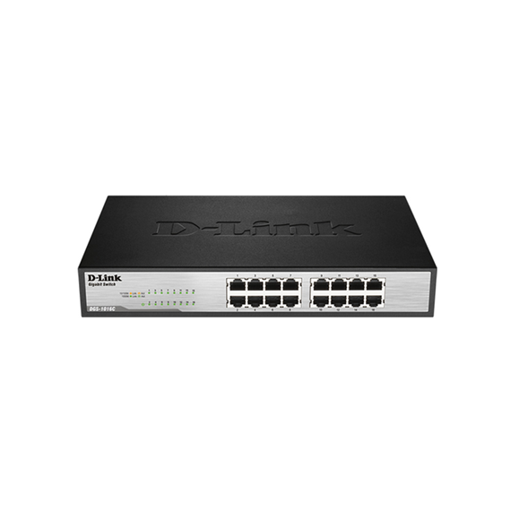 تصویر از سوئیچ 16 پورت گیگابیتی و رکمونت دی لینک مدل DGS-1016C